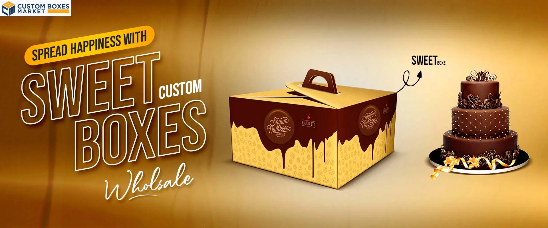 Spread Happiness With Custom Sweet Boxes Wholesale
