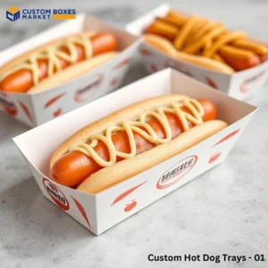 hot dog trays with logo 1