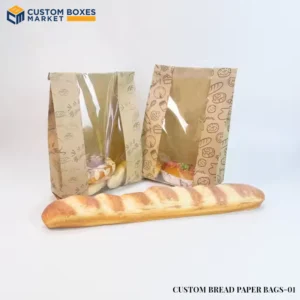 custom bread paper bags with window 01