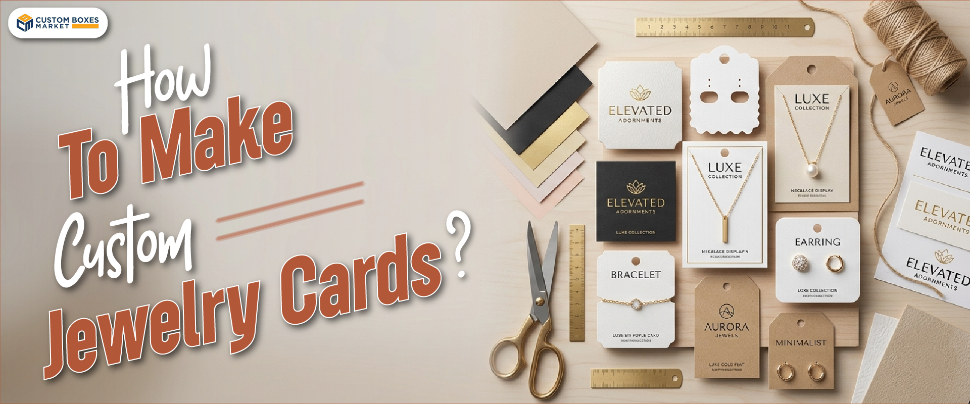 How to Make Custom Jewelry Cards?