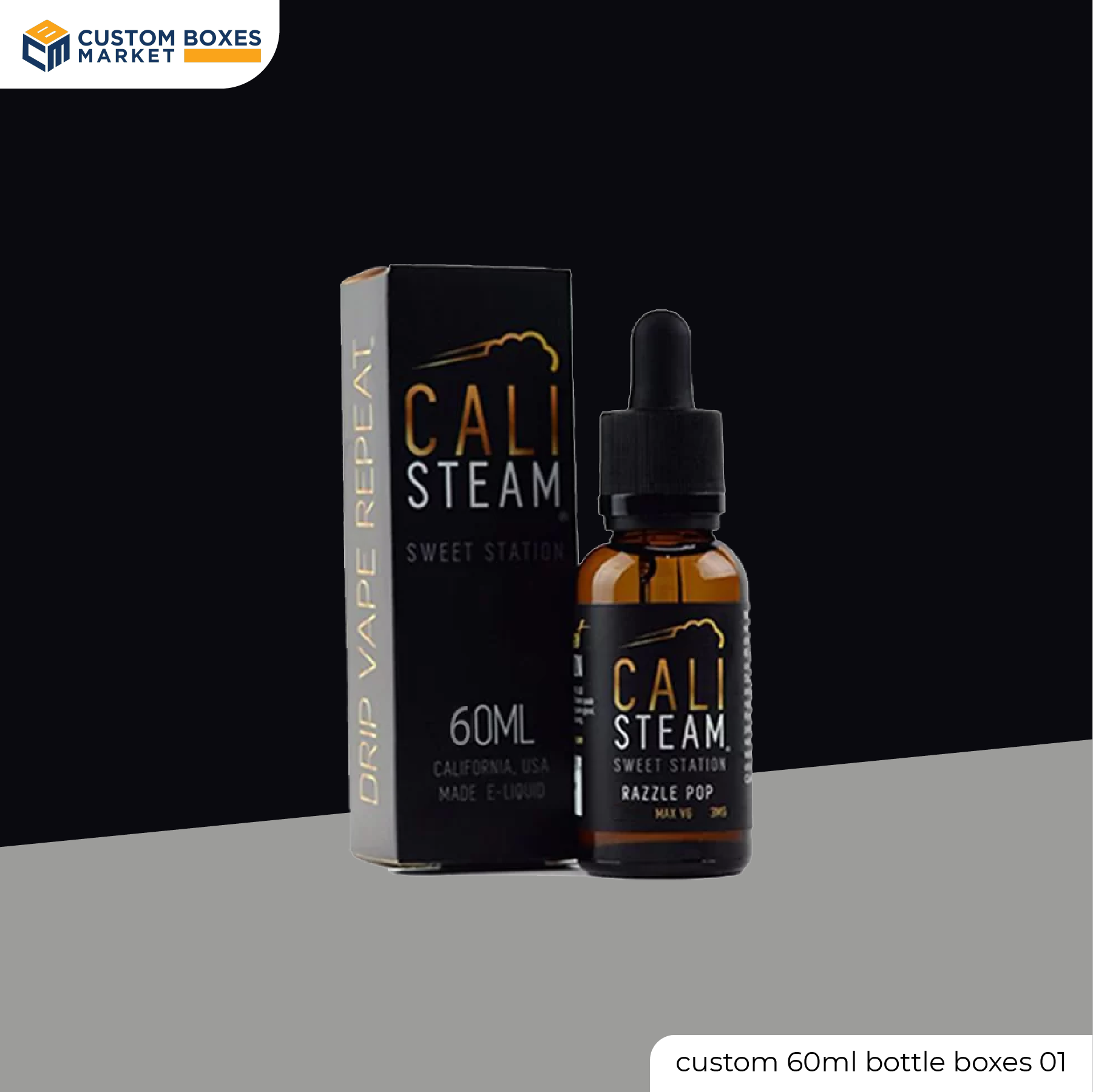 Custom 60ml Bottle Boxes