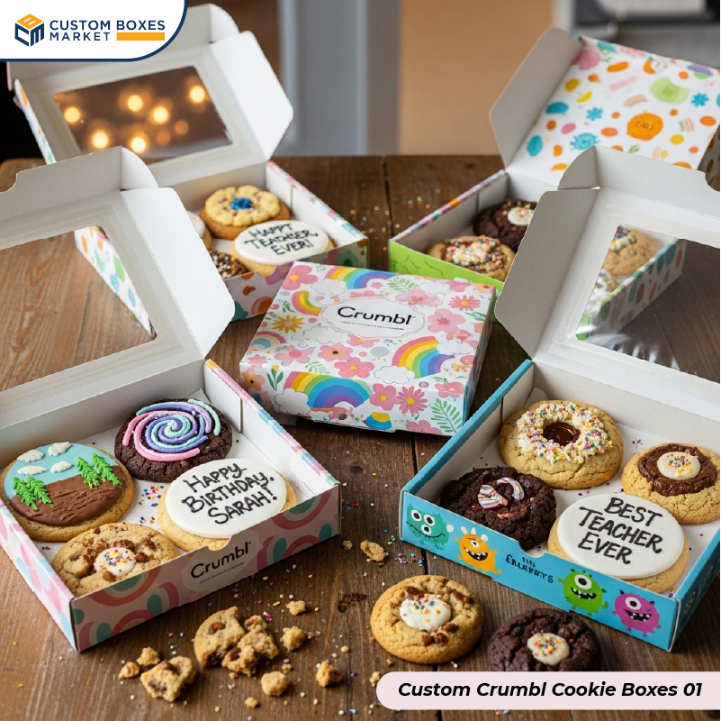 Custom Crumbl Cookie Packaging