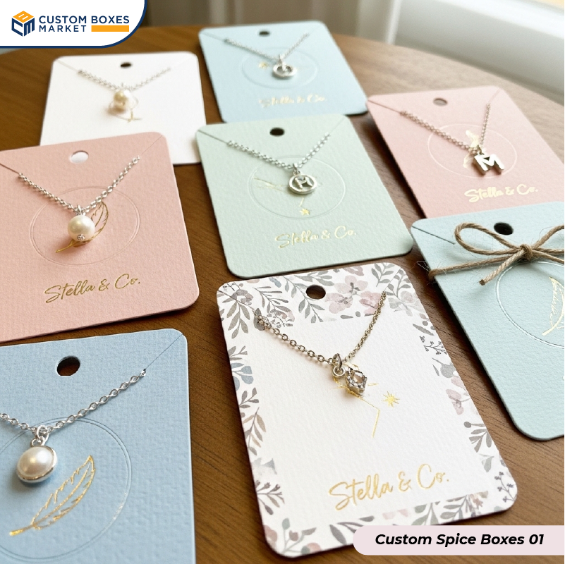 Custom Necklace Cards