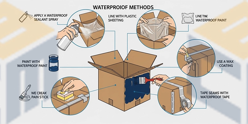 Method Of Waterproof Cardboard Boxes 