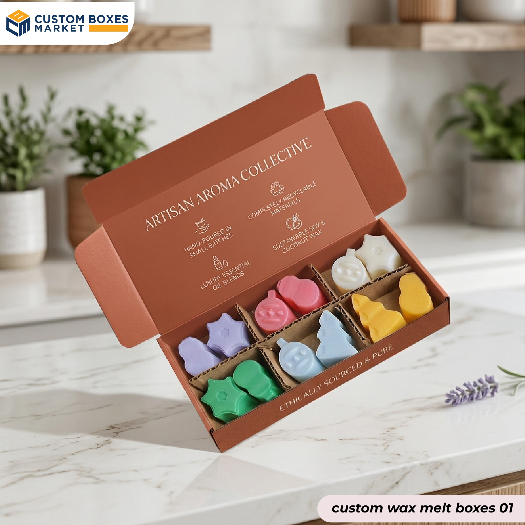Custom Wax Melt Boxes