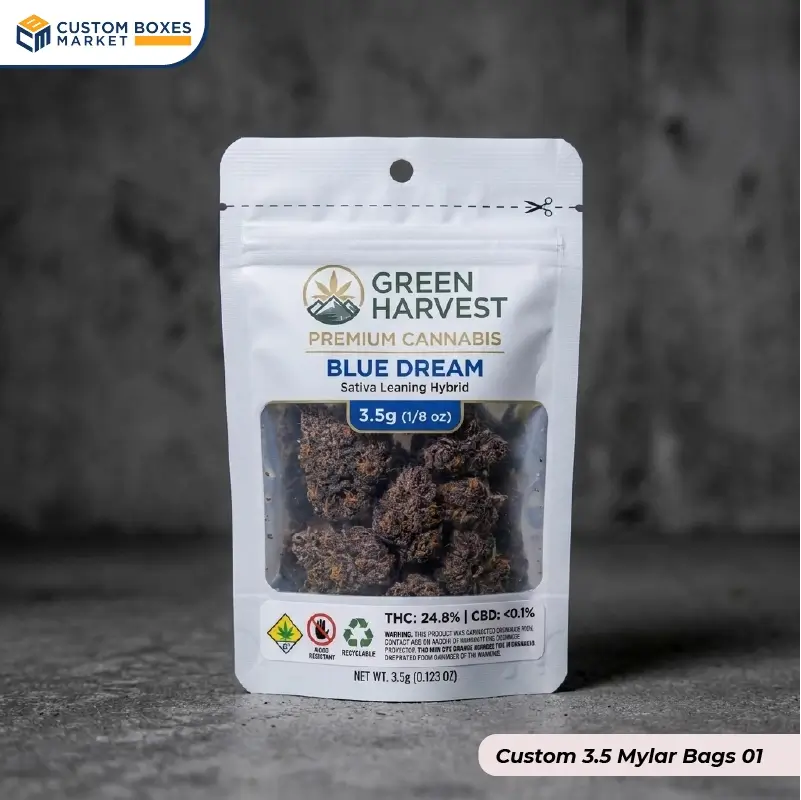 Custom 3.5 Weed Bags