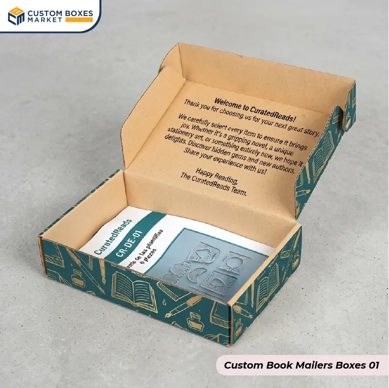 Custom Book Mailers Boxes