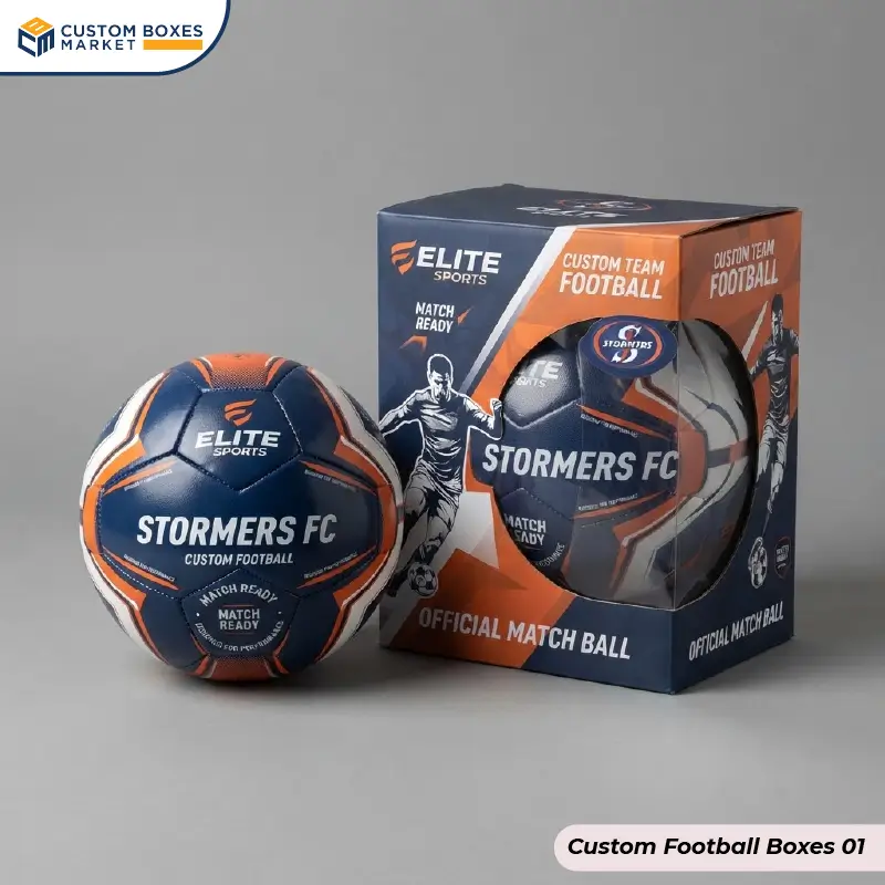 Custom Football Boxes with logo