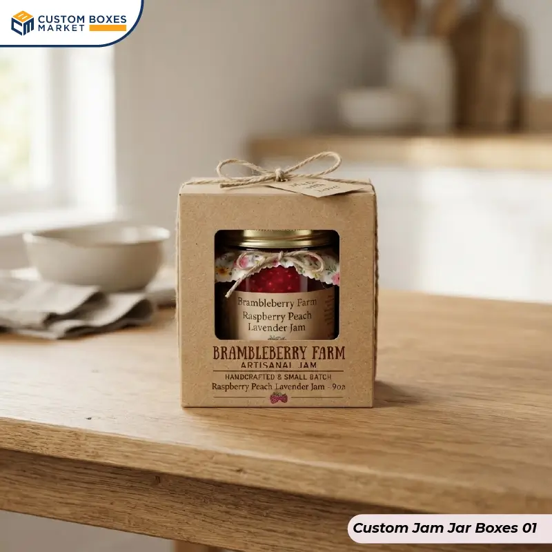 Custom Jam Jar Boxes with window