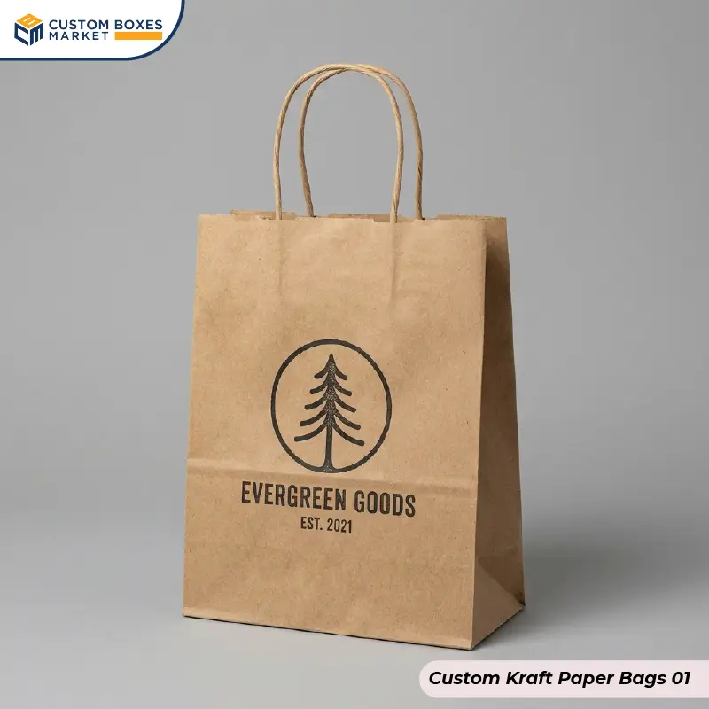 Custom Kraft Paper Bags wholesale