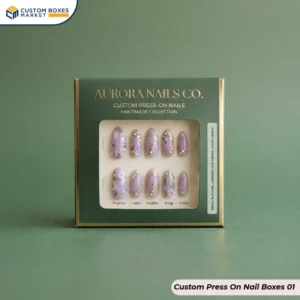Custom Press On Nail Boxes with window