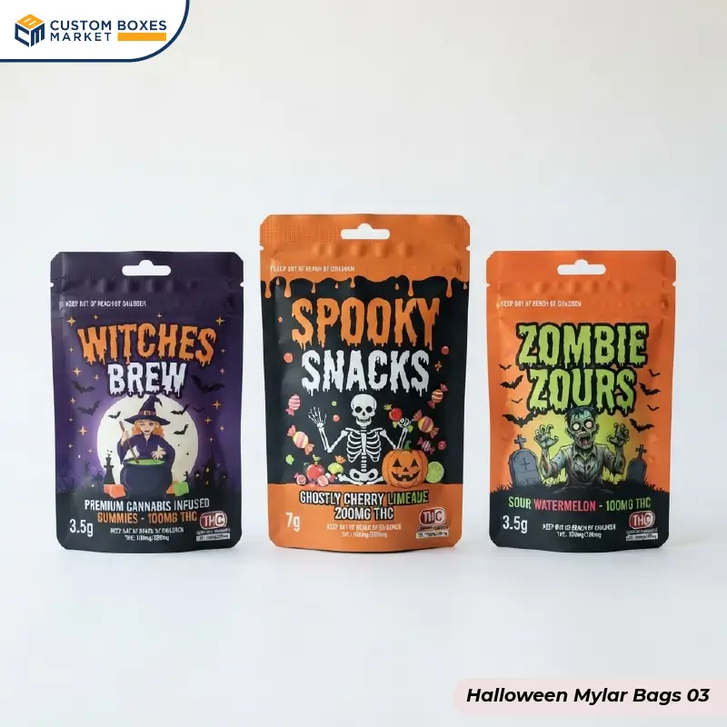 Halloween Mylar Bags